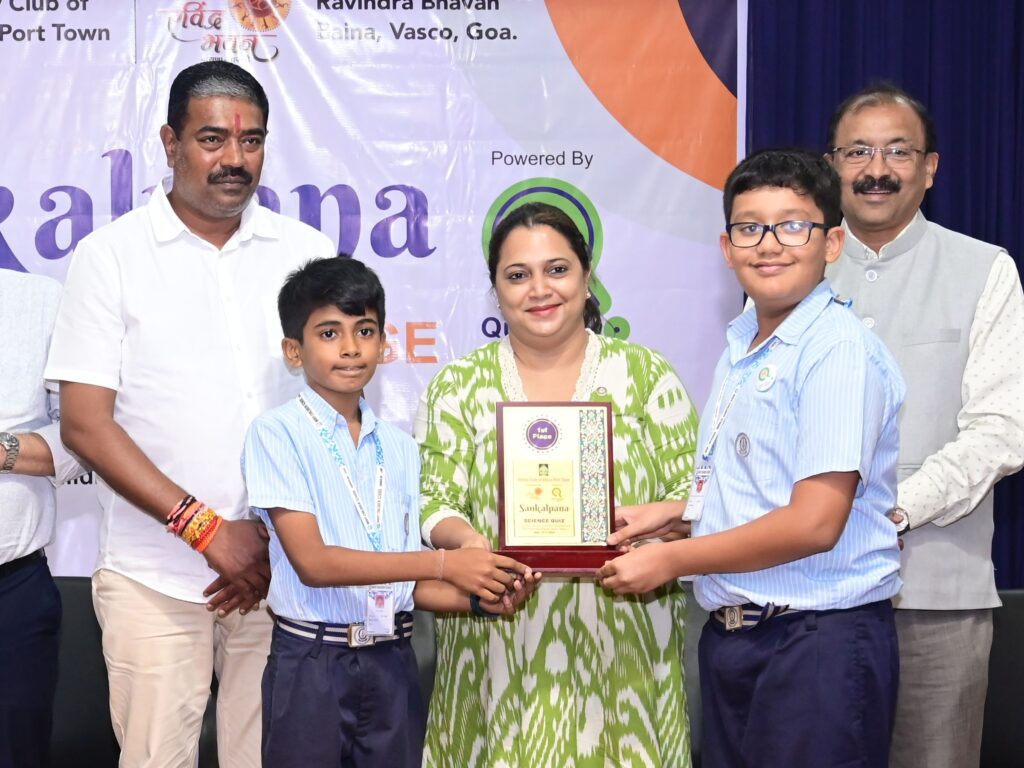 1st Place - Aryaman Tapadia & Rudra Nagarsekar, Navy Children School, Vasco