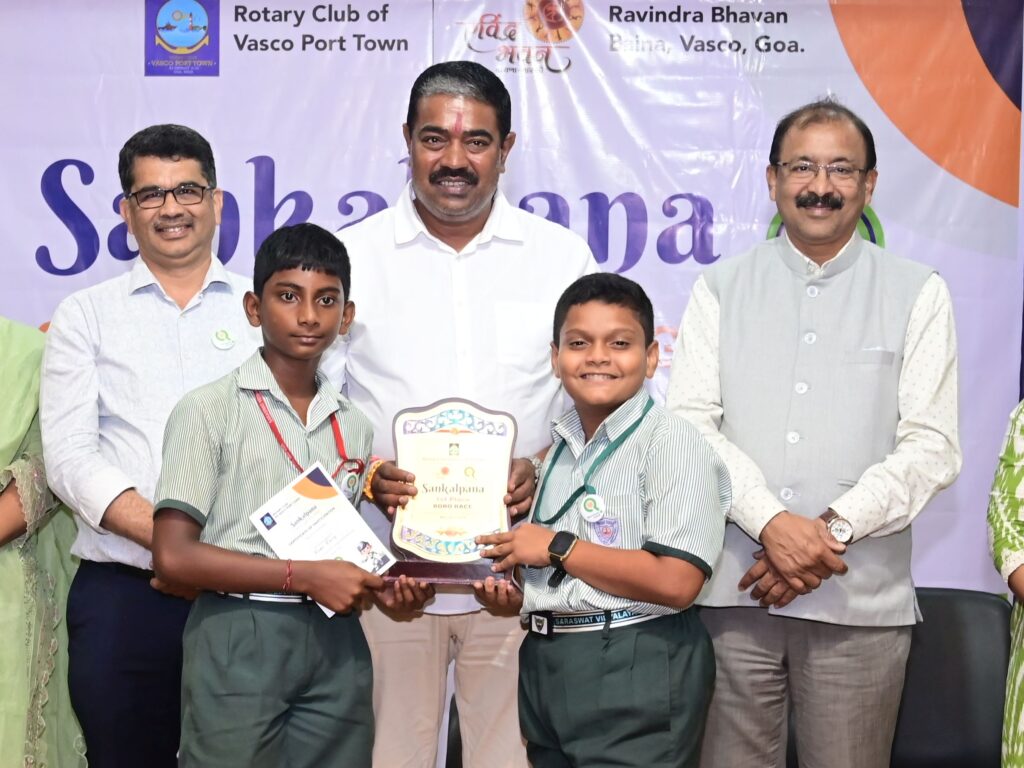 1st Place – Anay Yerlekar & Ruyansh Govekar from Saraswat Vidhyalaya, Mapusa