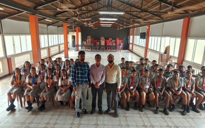 Inspiring talk on Robotics & AI at St. Jude High School, Betalbatim