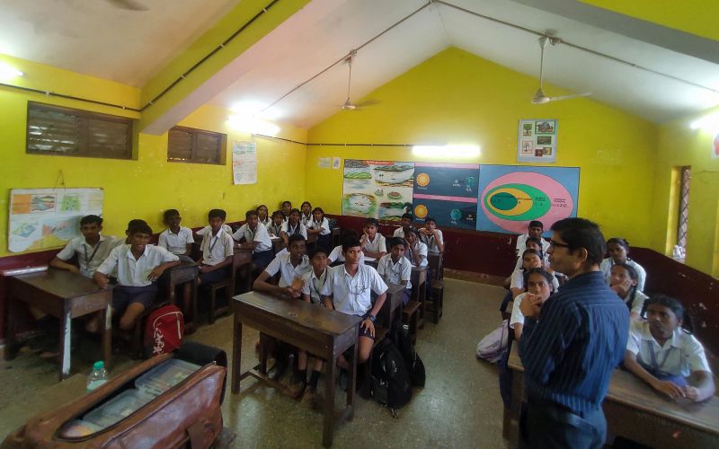 Students Learn to Innovate through Robotics Workshop at Government High School, Sada