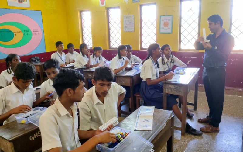 Students Learn to Innovate through Robotics Workshop at Government High School, Sada