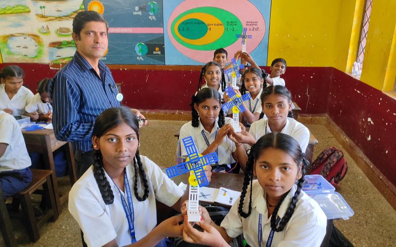 Students Learn to Innovate through Robotics Workshop at Government High School, Sada