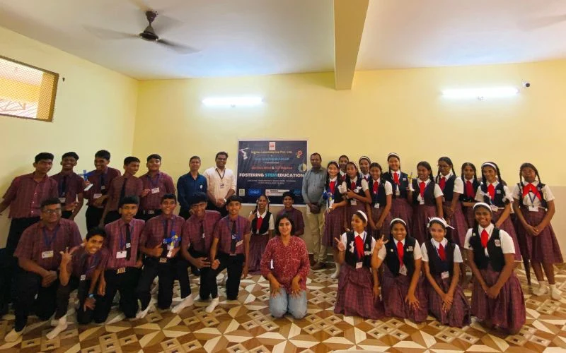 Robotics Workshop with Hands-On experience at Fairyland High School, Goa Velha