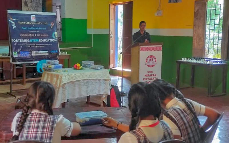 Robotics Workshop at Shri Nirakar Vidyalaya, Mashem with Hands-On Learning Experience