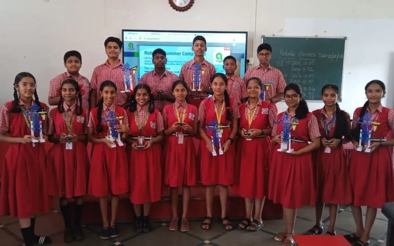 Shaping Future Innovators at School of Simbiosis, Shiroda through our Robotics Summer Camp 2025